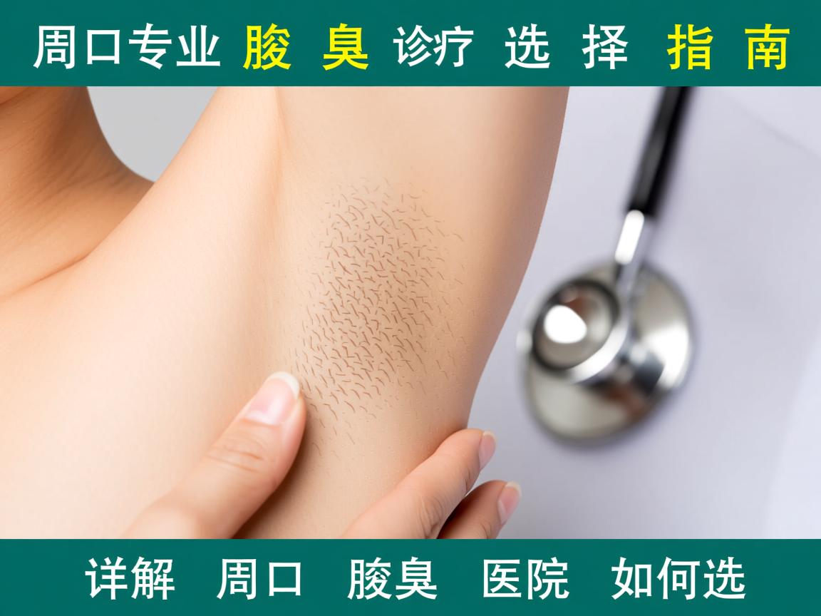 周口专业腋臭诊疗选择指南，详解周口腋臭医院如何选
