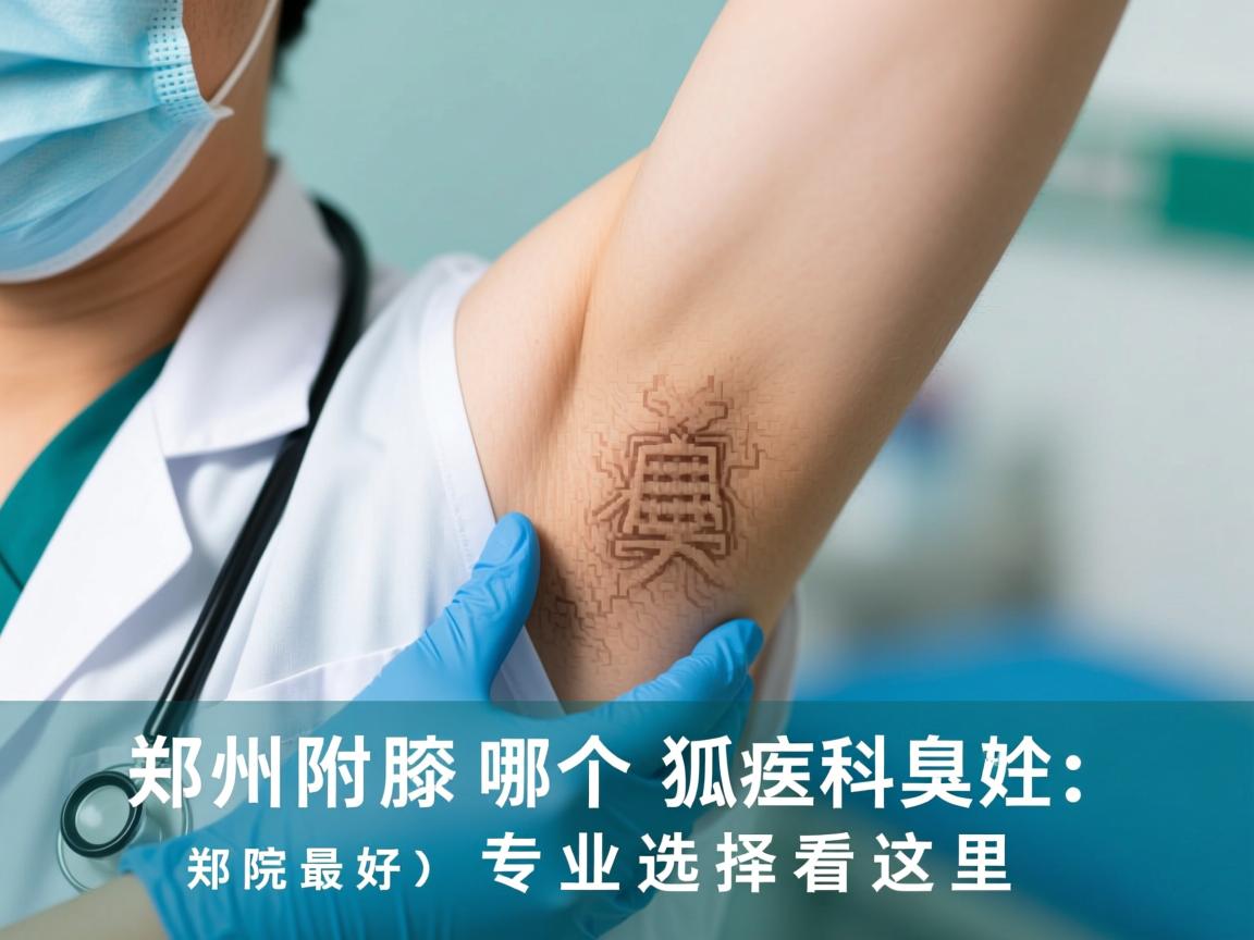 郑州附医腋臭医院解析，郑州哪个医院狐臭科最好，专业选择看这里