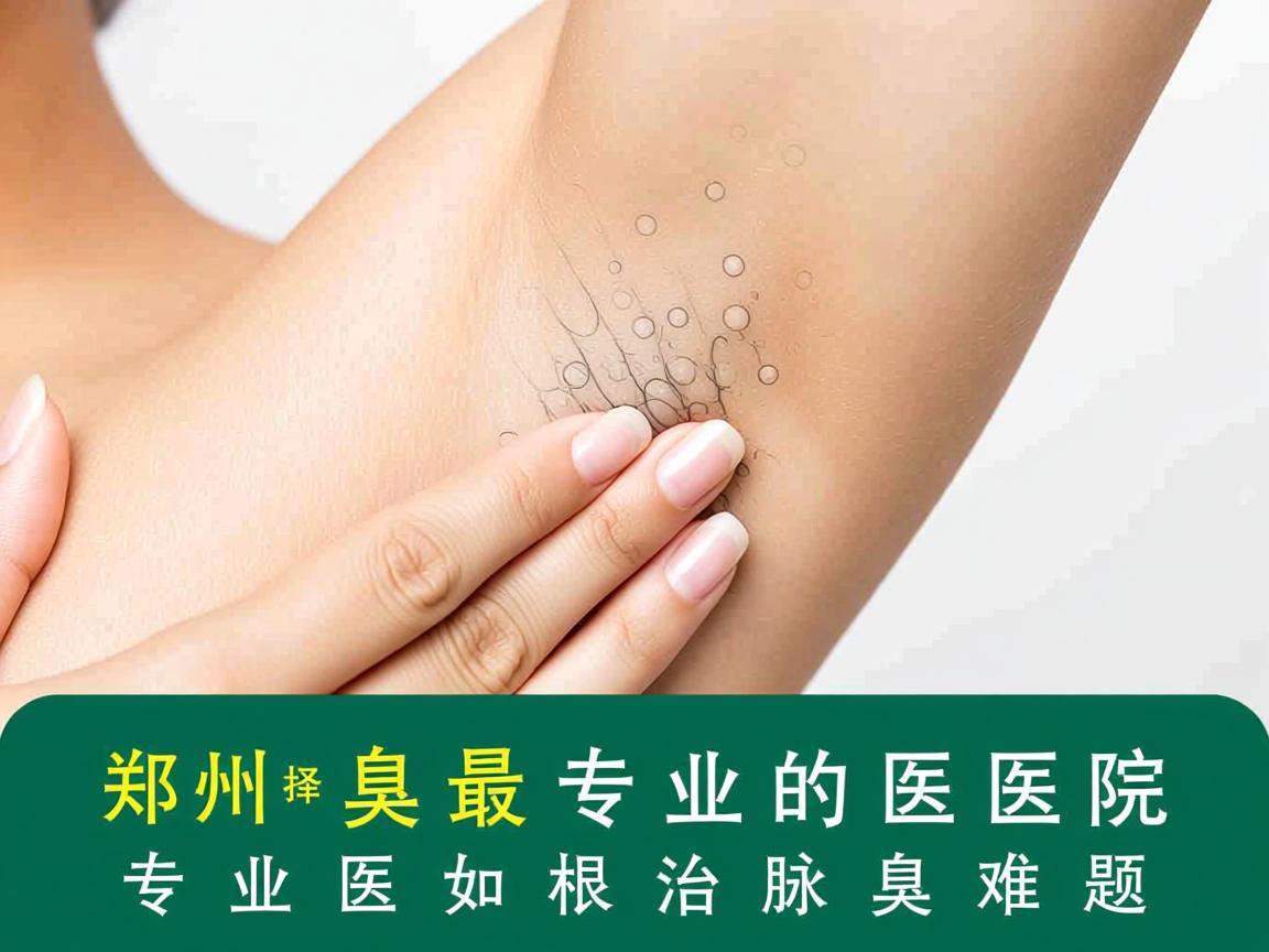 选择郑州治腋臭最专业的医院，专业医院如何根治腋臭难题
