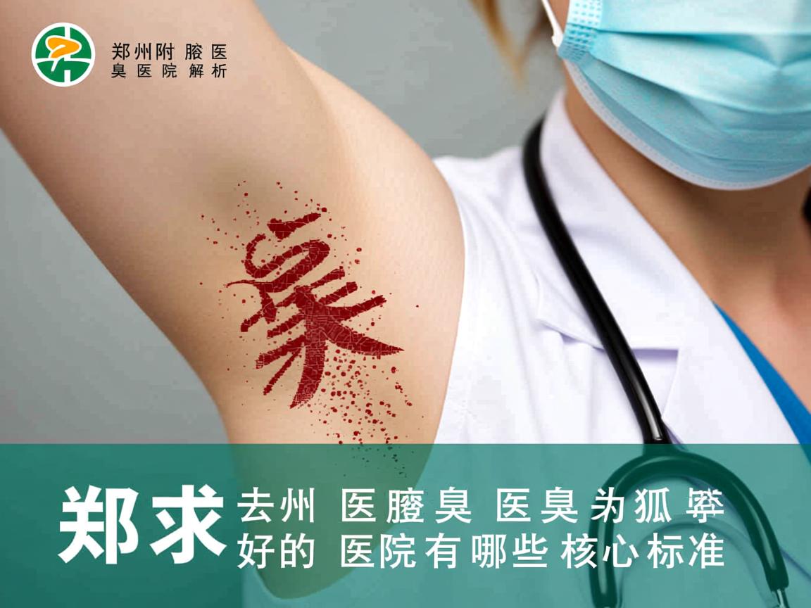郑州附医腋臭医院解析，郑州去狐臭好的医院有哪些核心标准