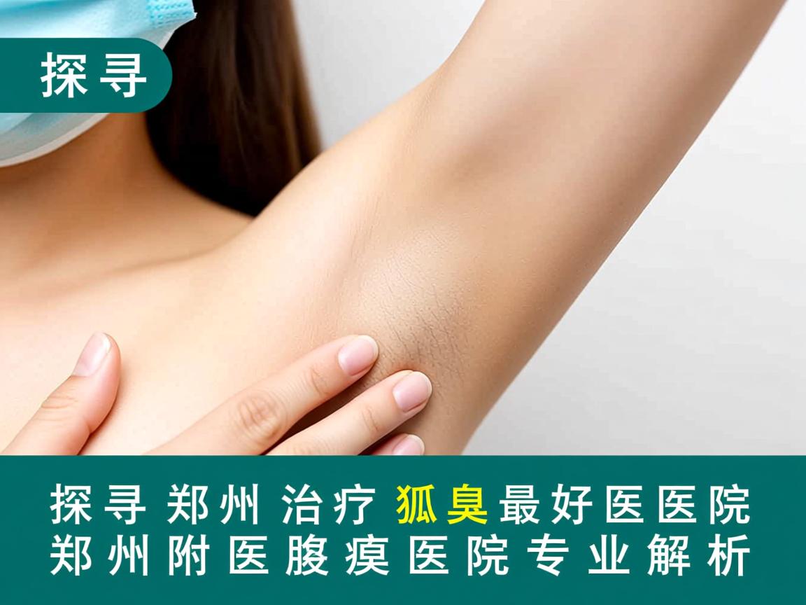 探寻郑州治疗狐臭最好医院，郑州附医腋臭医院专业解析