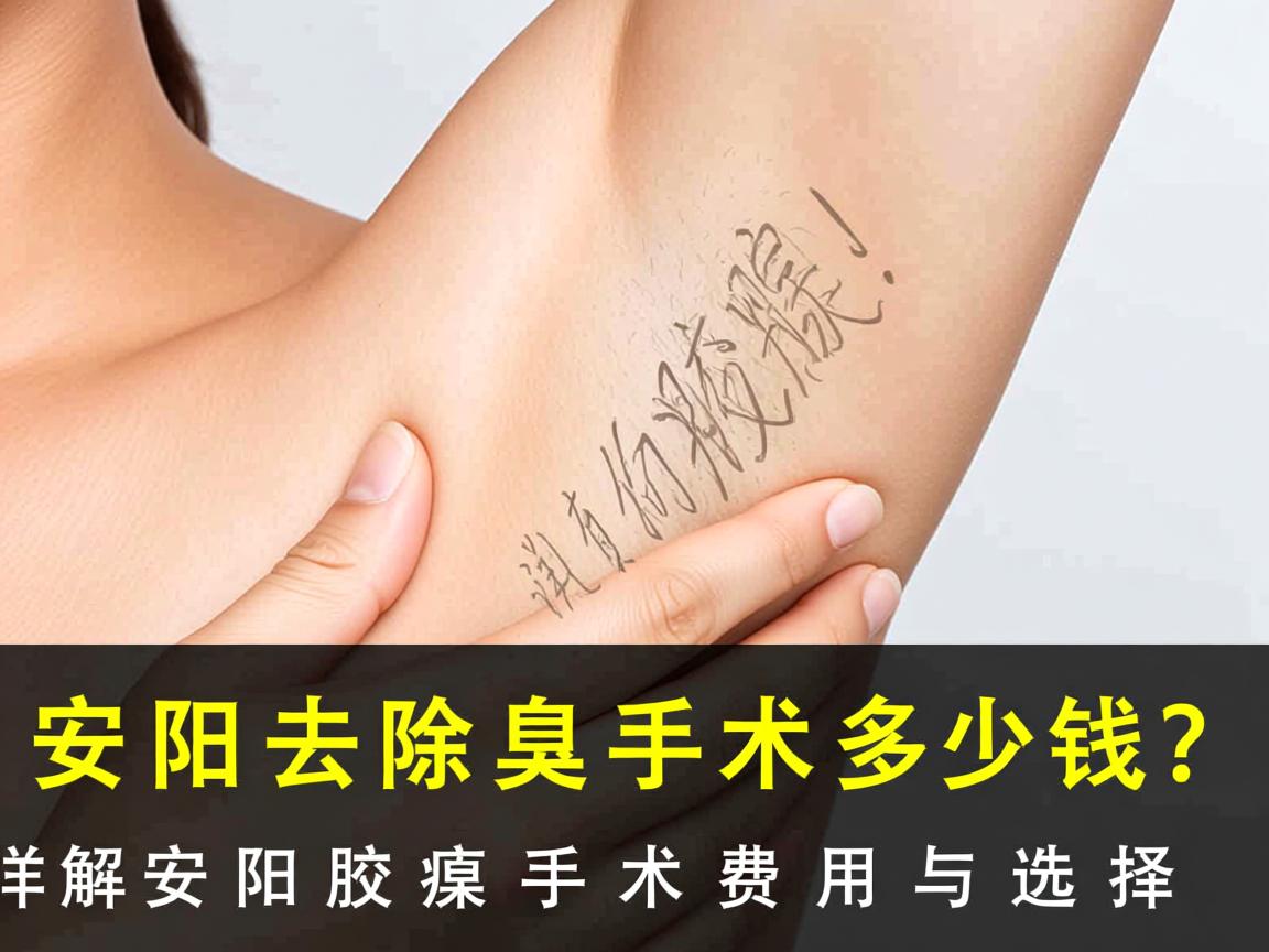 安阳去除腋臭手术多少钱？详解安阳腋臭手术费用与选择