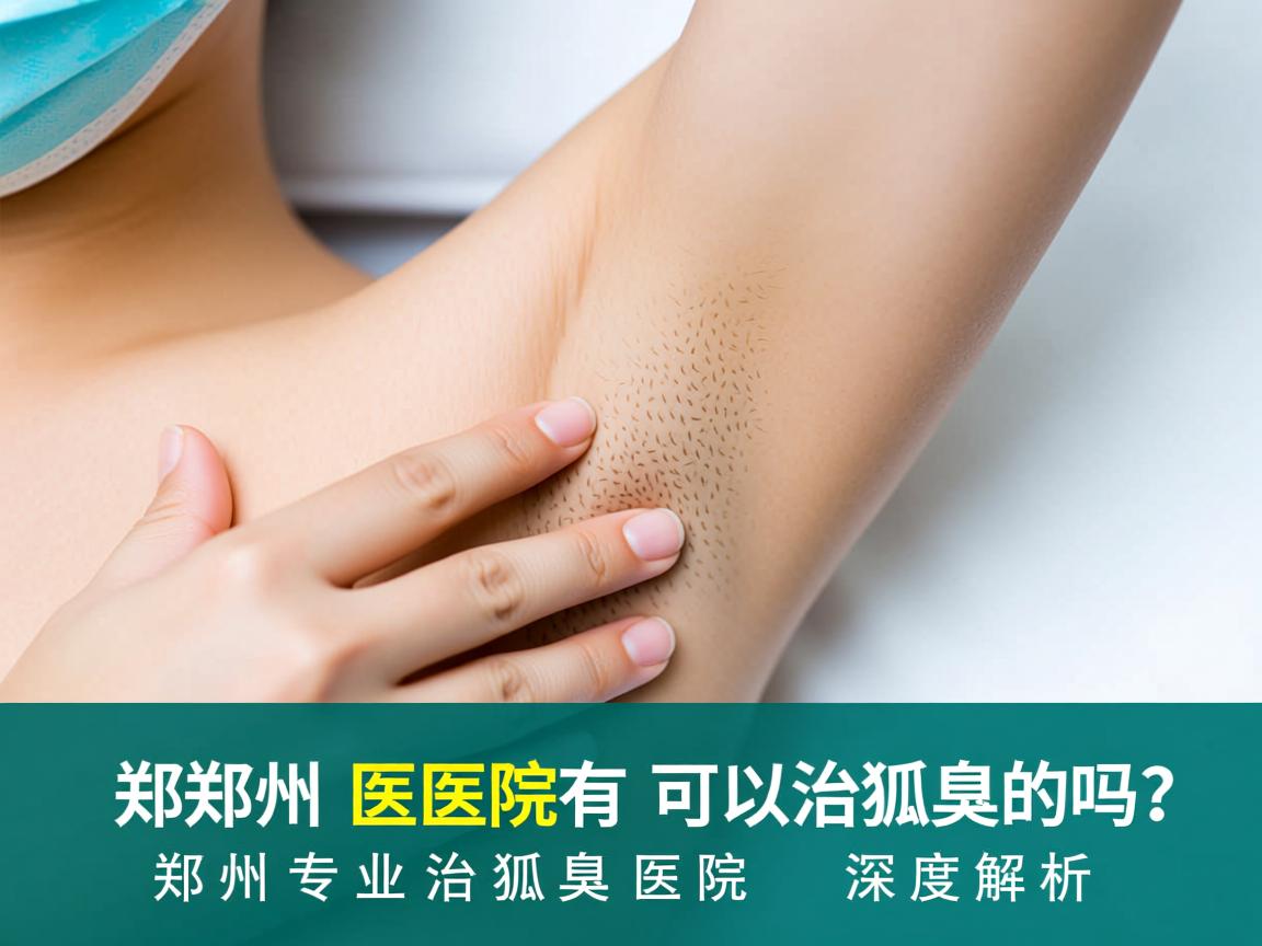 郑州医院有可以治狐臭的吗？郑州专业治狐臭医院深度解析
