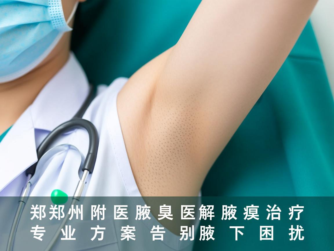 郑州附医腋臭医院解析腋臭治疗，专业方案告别腋下困扰