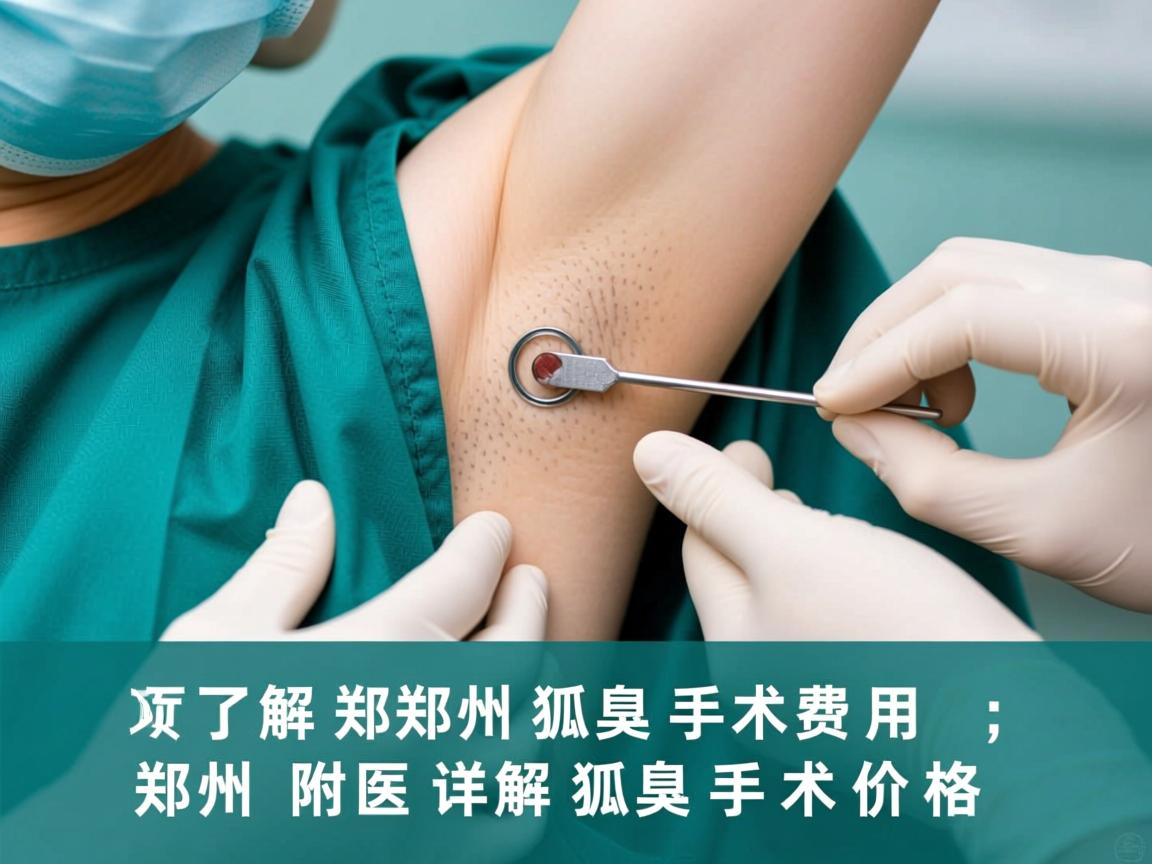 了解郑州狐臭手术费用，郑州附医详解狐臭手术价格