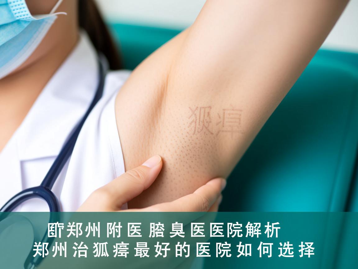 郑州附医腋臭医院解析，郑州治狐臭最好的医院如何选择