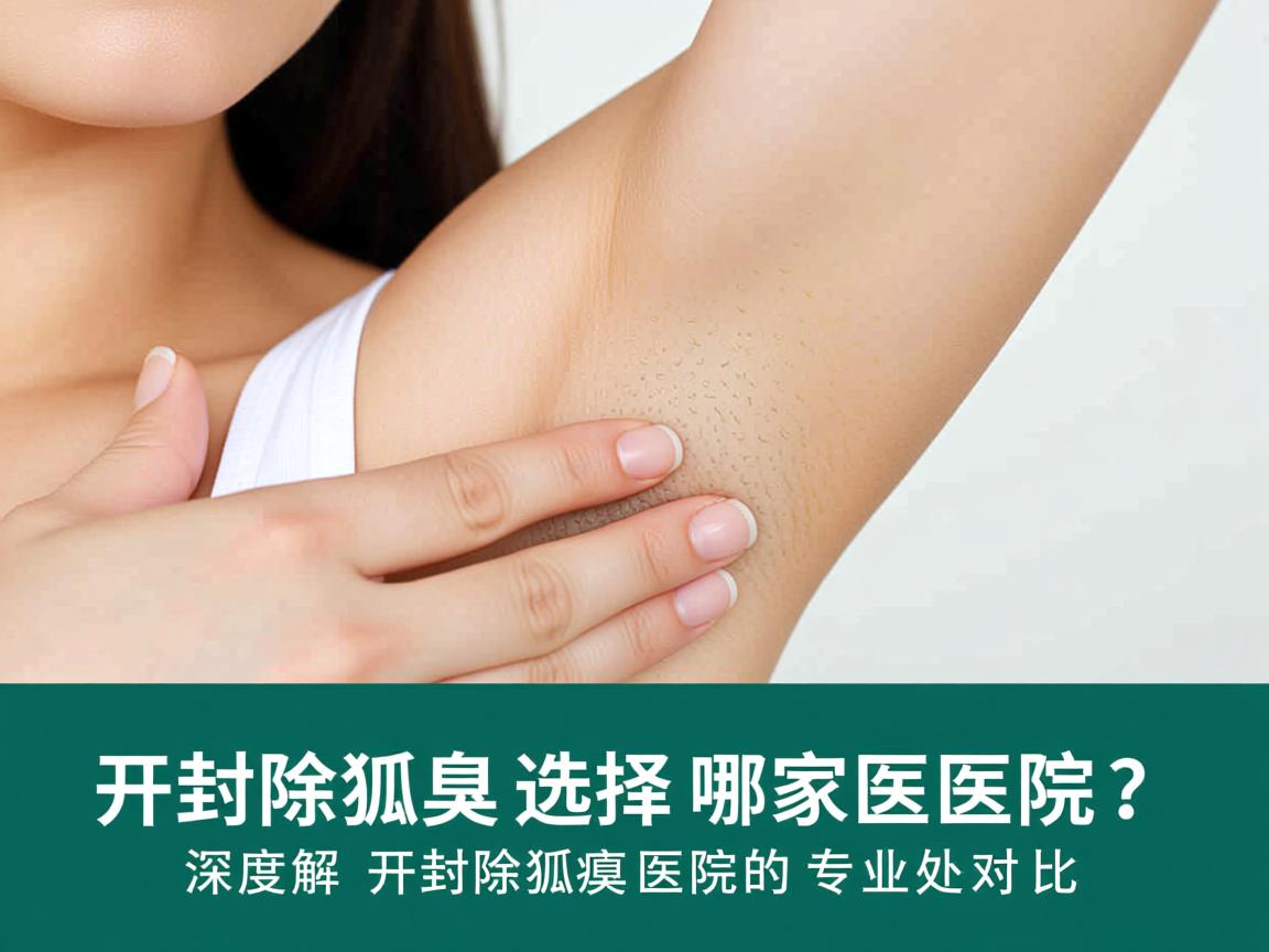 开封除狐臭选择哪家医院？深度解析开封除狐臭医院的专业对比