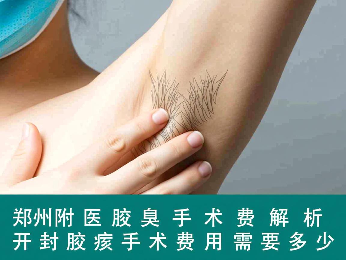 郑州附医腋臭手术费解析，开封腋臭手术费用需要多少