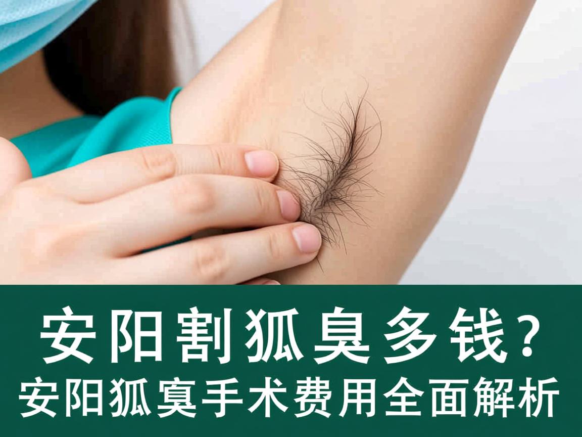 安阳割狐臭多钱？安阳狐臭手术费用全面解析
