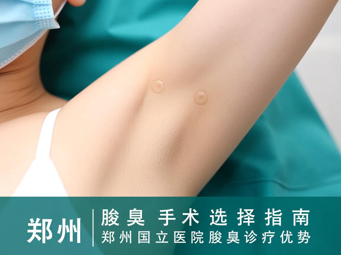 郑州腋臭手术选择指南，解析郑州国立医院腋臭诊疗优势