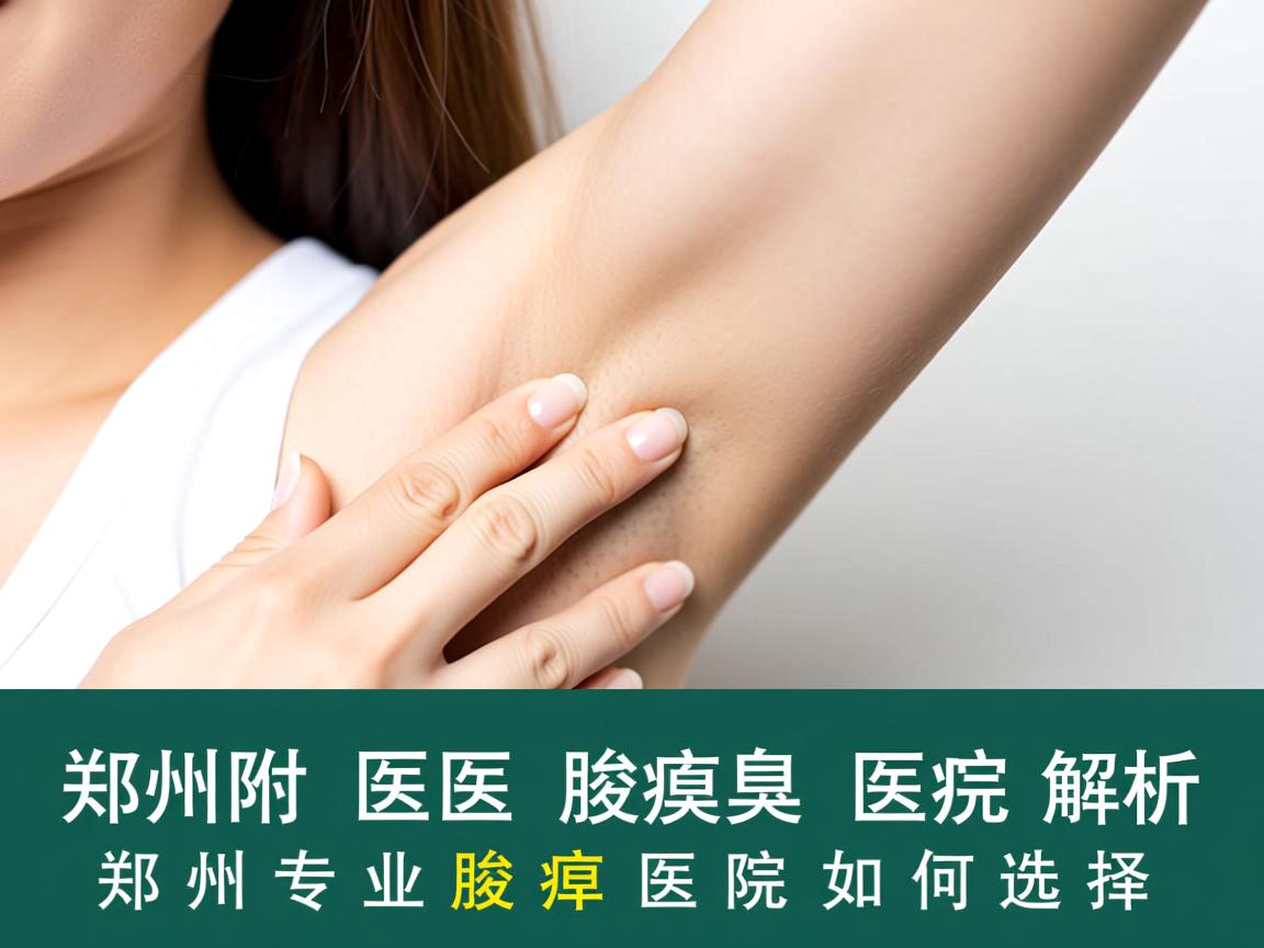 郑州附医腋臭医院解析，郑州专业腋臭医院如何选择