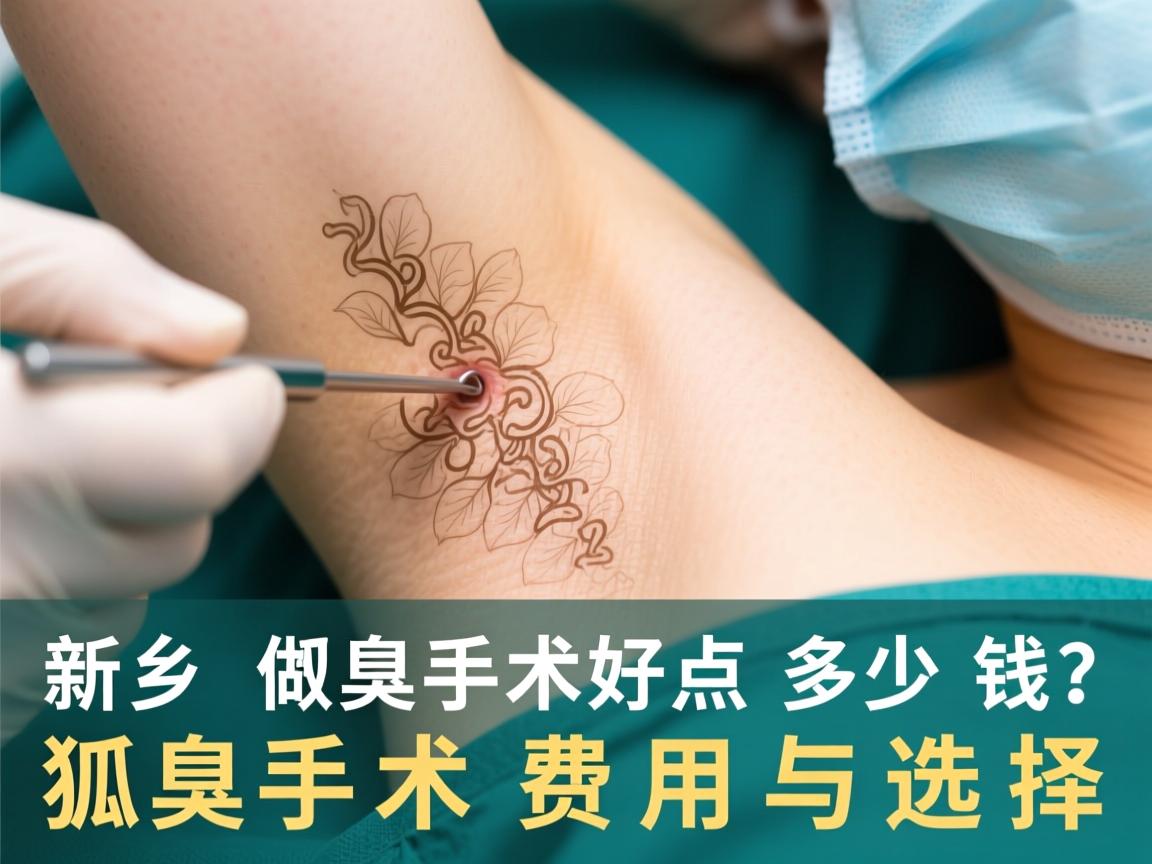 新乡做狐臭手术好点多少钱？解析狐臭手术费用与选择