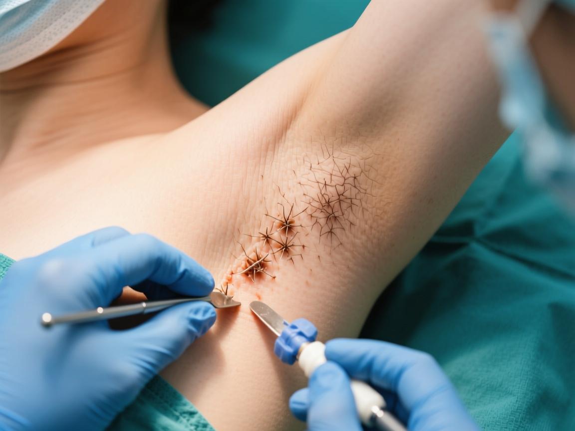 腋臭微创手术清除腋臭，专业解析微创清除腋臭的全过程