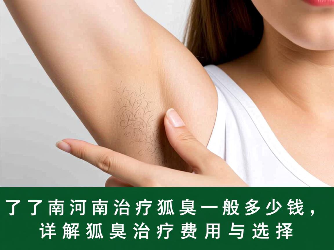 了解河南治疗狐臭一般多少钱，详解狐臭治疗费用与选择
