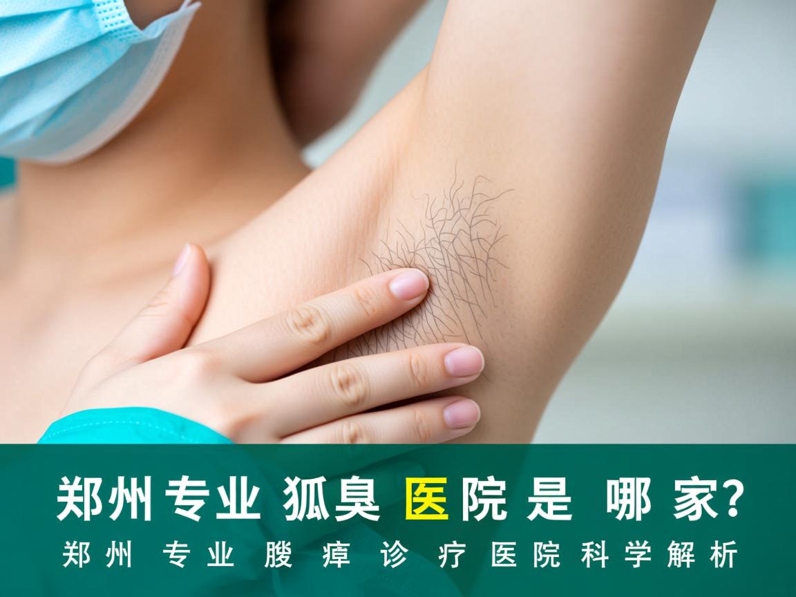 郑州专业狐臭医院是哪家？郑州专业腋臭诊疗医院科学解析