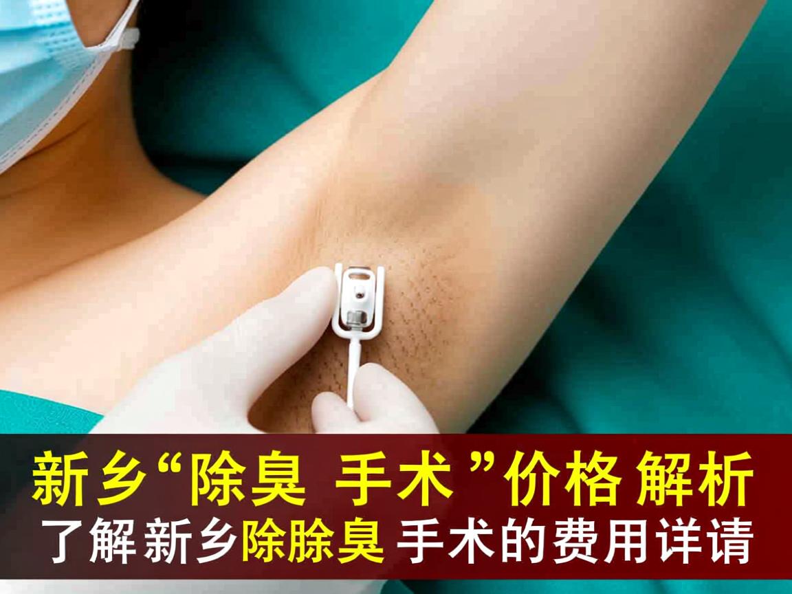 新乡除腋臭手术价格解析，了解新乡除腋臭手术的费用详情