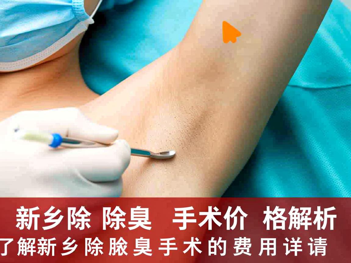 新乡除腋臭手术价格解析，了解新乡除腋臭手术的费用详情