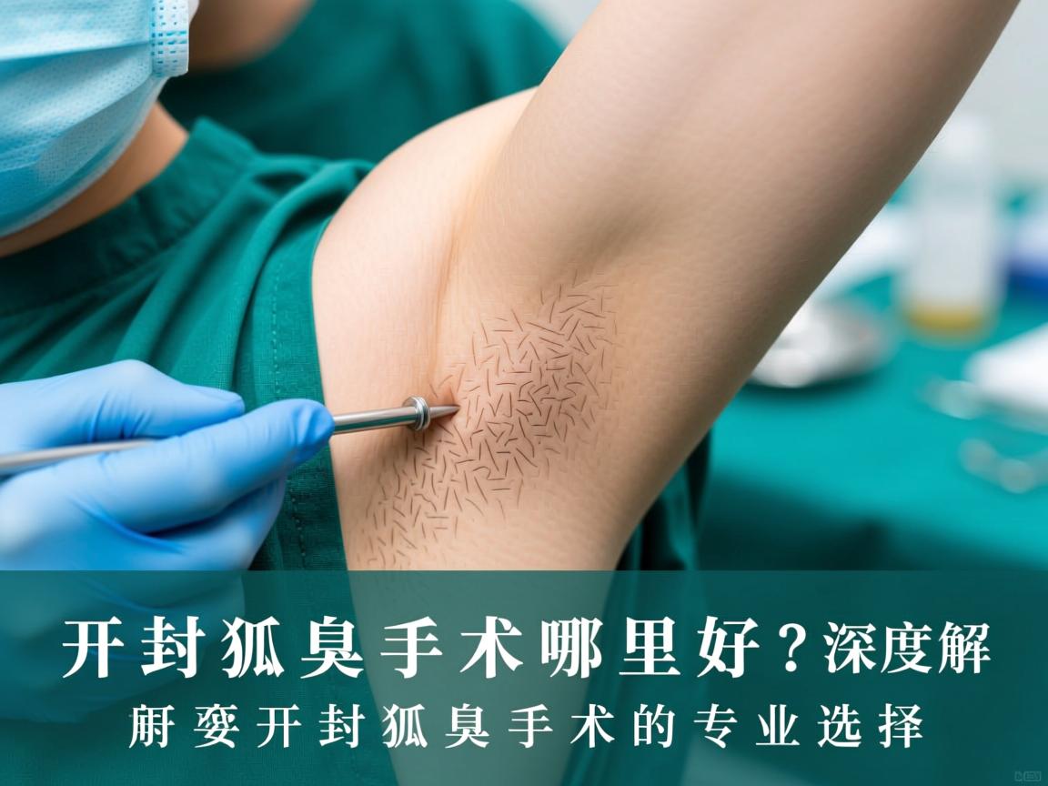 开封狐臭手术哪里好？深度解析开封狐臭手术的专业选择