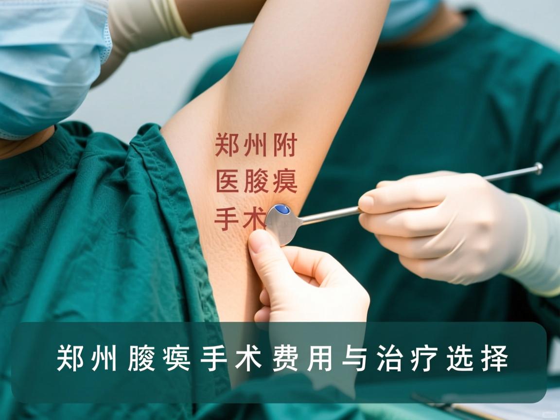 郑州附医腋臭手术，解析郑州腋臭手术费用与治疗选择