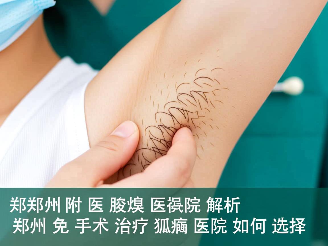 郑州附医腋臭医院解析，郑州免手术治疗狐臭的医院如何选择
