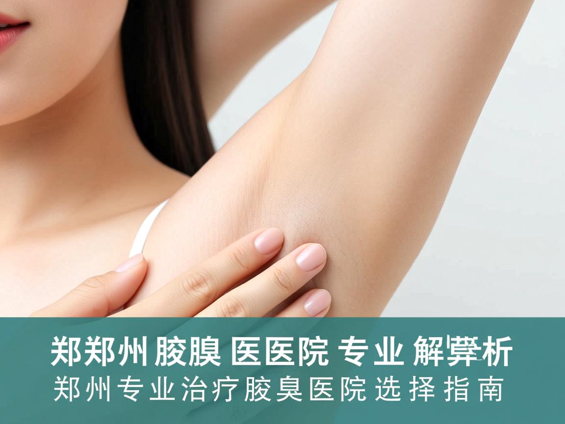 郑州腋臭医院专业解析，郑州专业治疗腋臭的医院选择指南