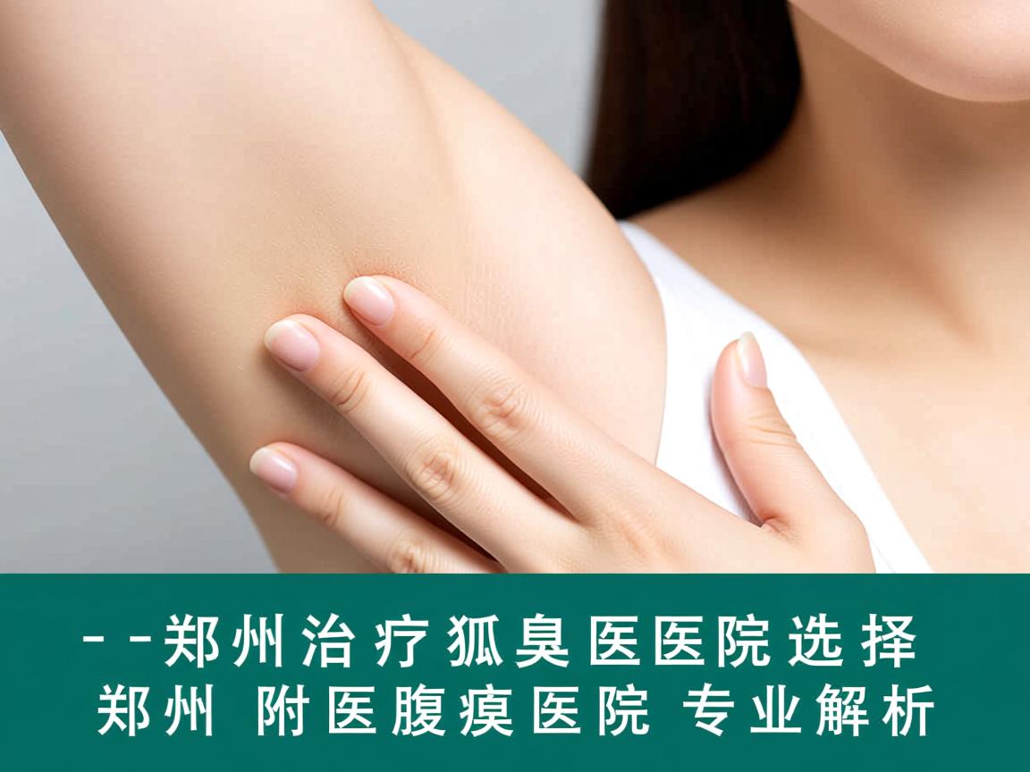 郑州治疗狐臭医院选择，郑州附医腋臭医院专业解析