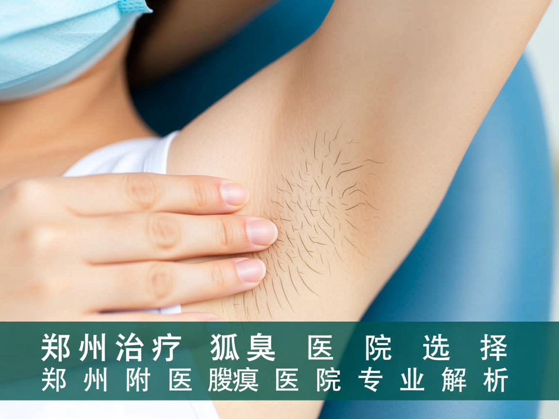 郑州治疗狐臭医院选择，郑州附医腋臭医院专业解析
