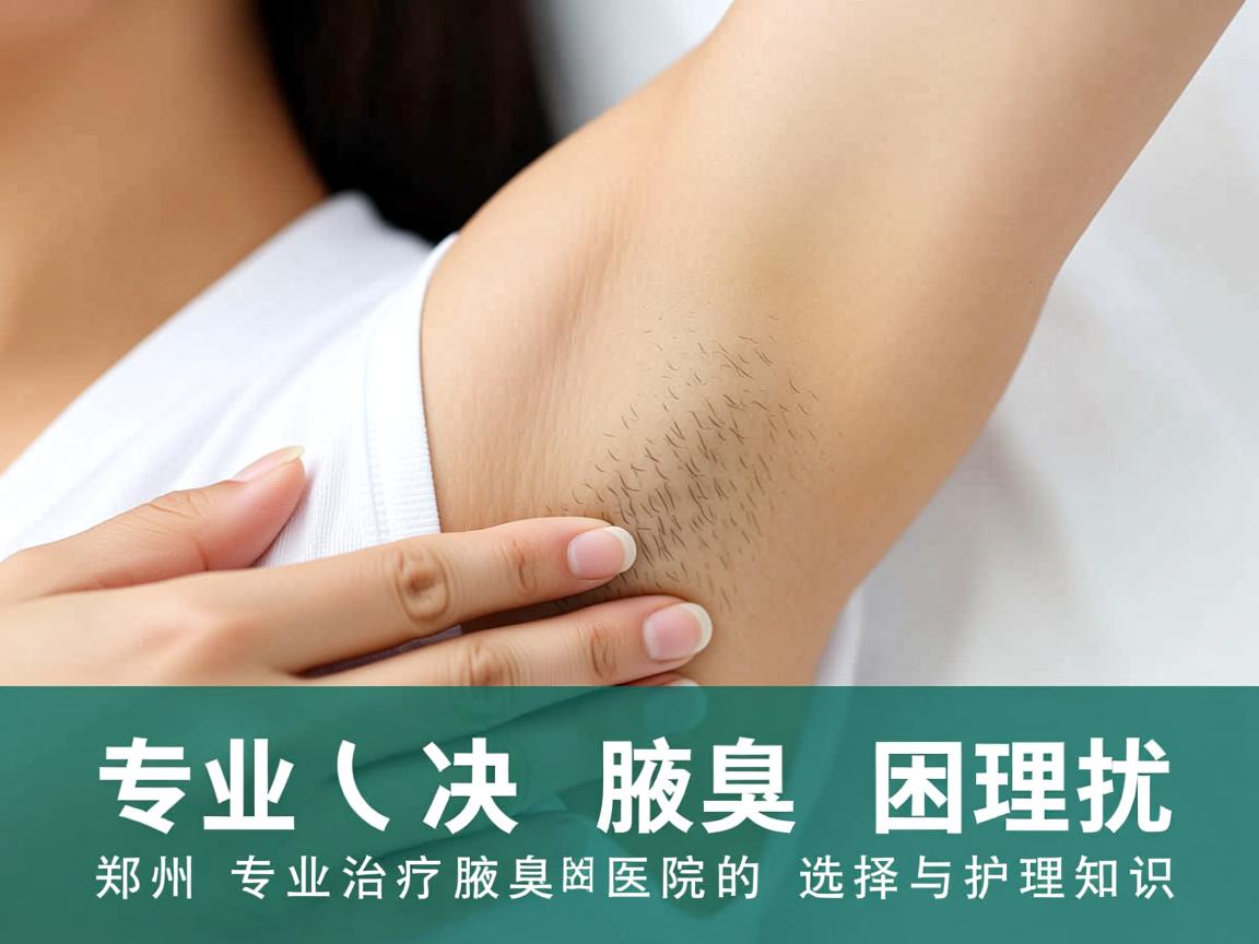 专业解决腋臭困扰，郑州专业治疗腋臭医院的选择与护理知识