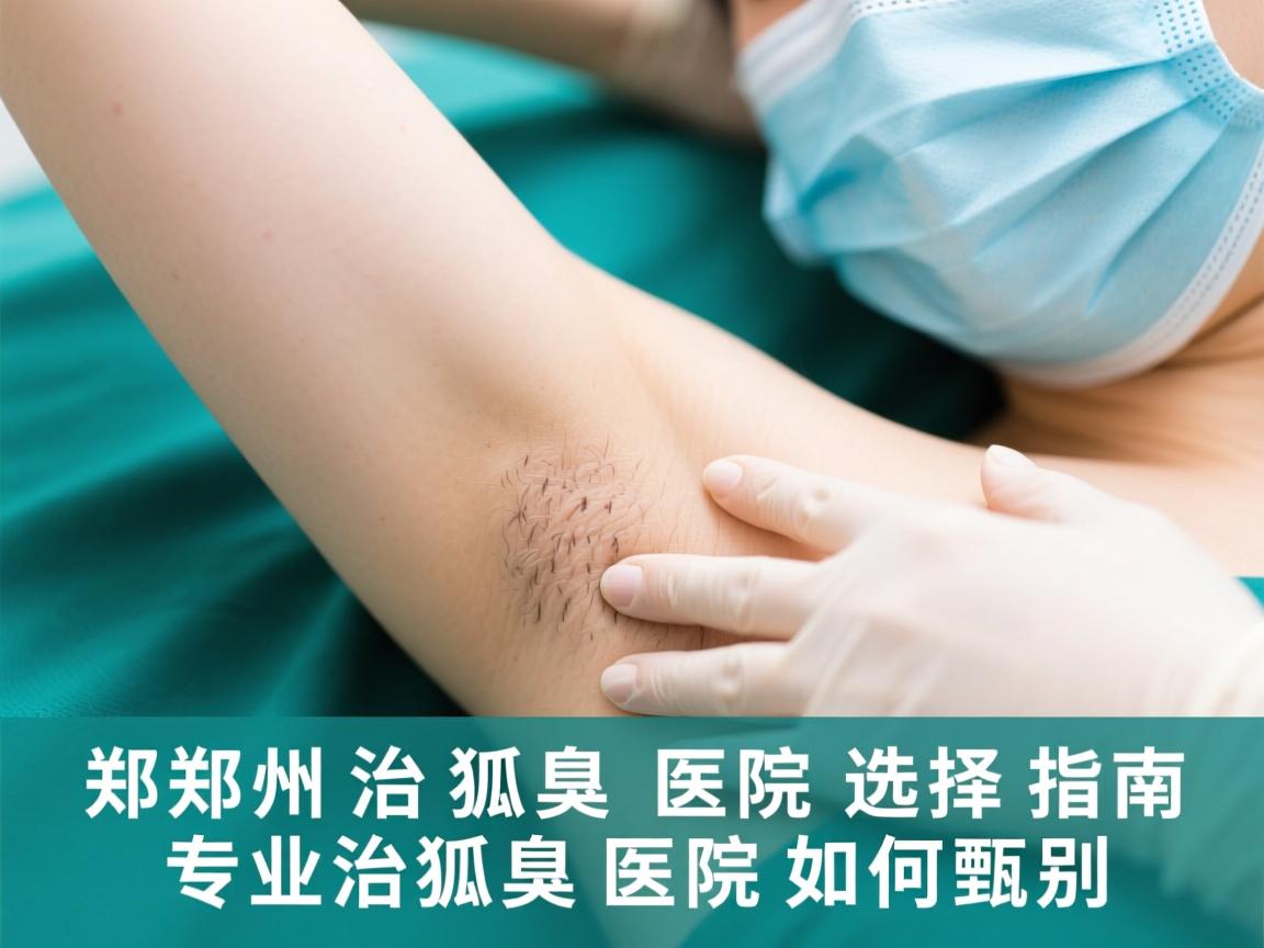 郑州治狐臭医院选择指南，专业治狐臭医院如何甄别