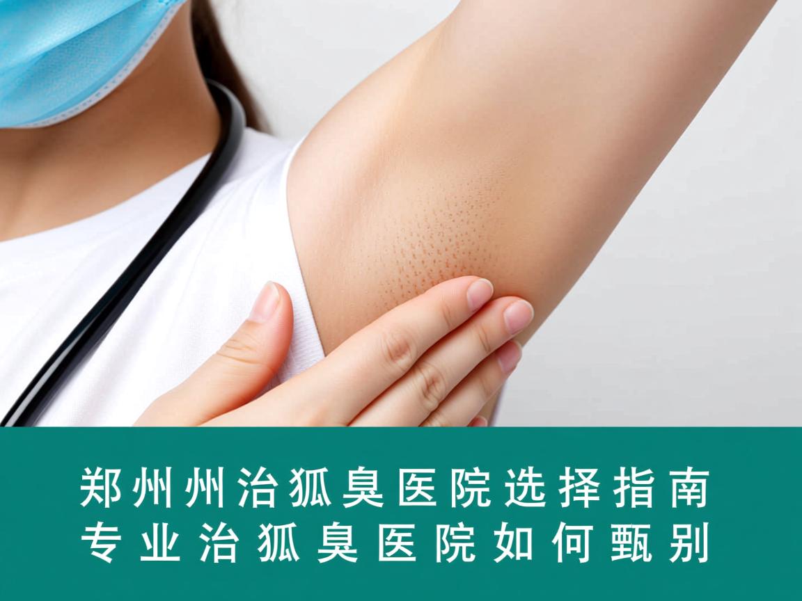 郑州治狐臭医院选择指南，专业治狐臭医院如何甄别