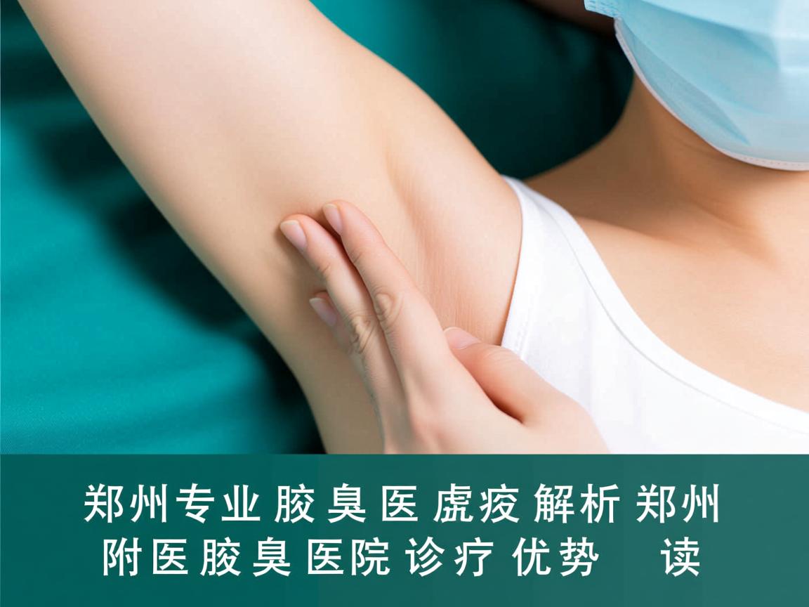 郑州专业腋臭医院解析，郑州附医腋臭医院诊疗优势解读