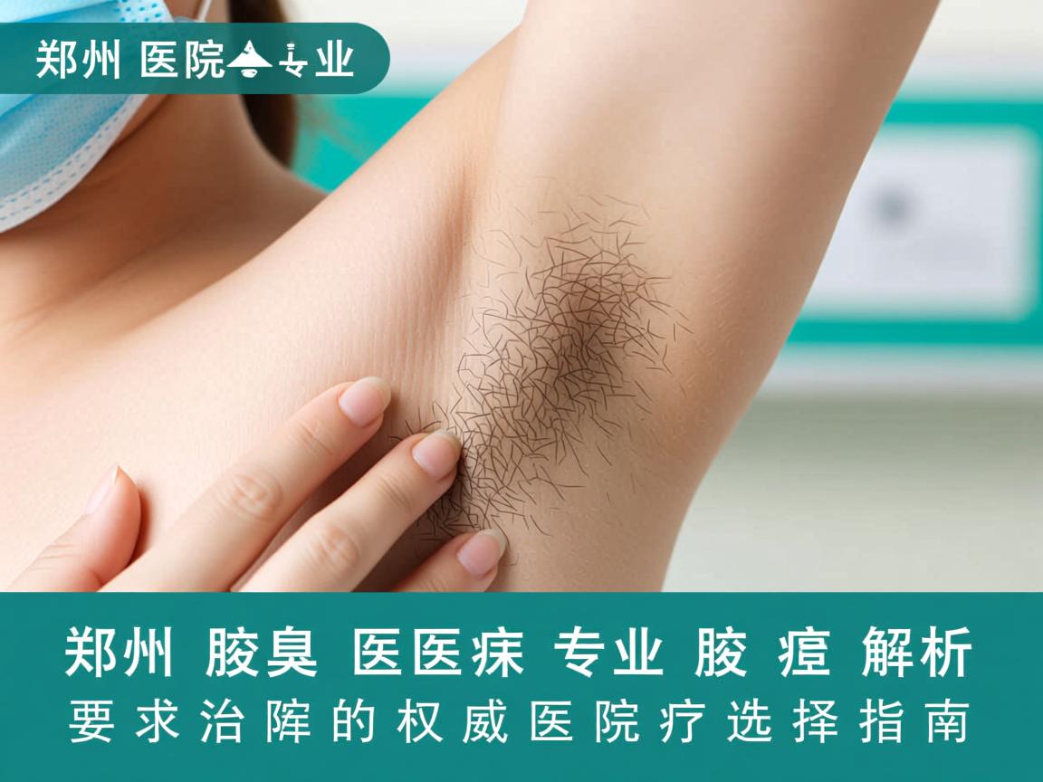 郑州腋臭医院专业解析，郑州治疗腋臭的权威医院选择指南
