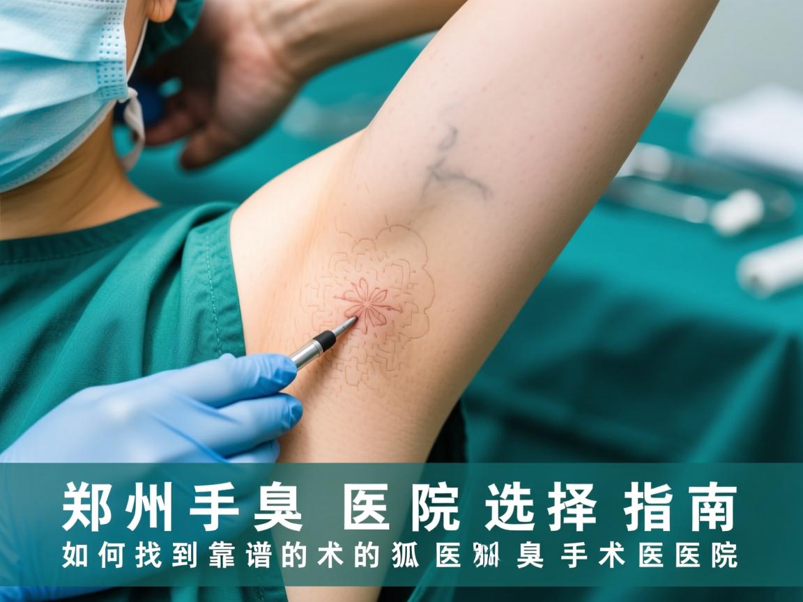 郑州狐臭手术医院选择指南，如何找到靠谱的郑州狐臭手术医院