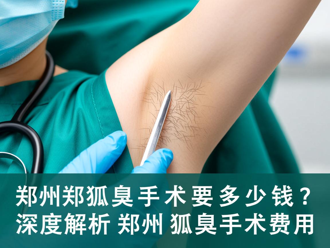 郑州狐臭手术要多少钱？深度解析郑州狐臭手术费用