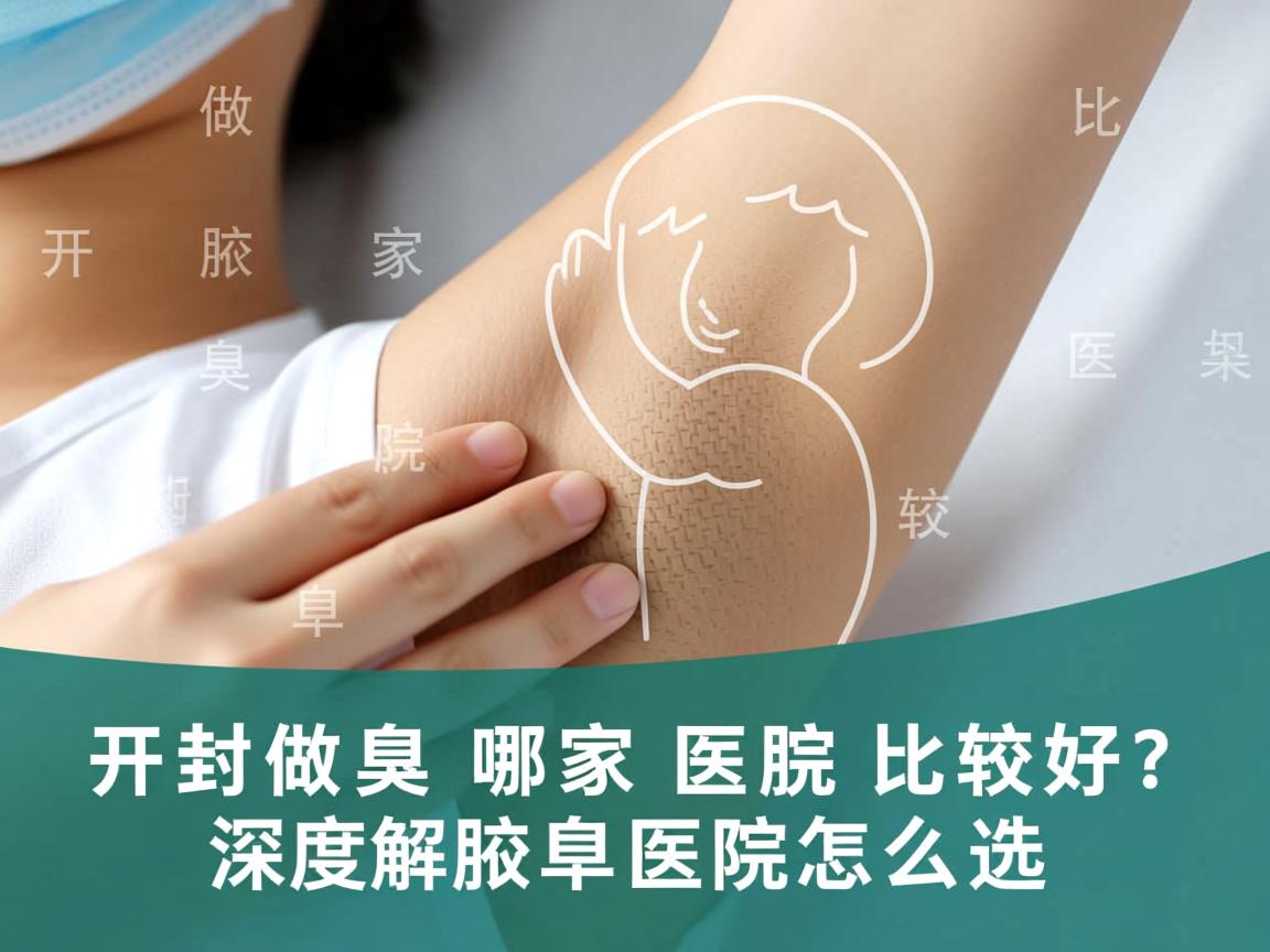 开封做腋臭哪家医院比较好？深度解析腋臭医院怎么选