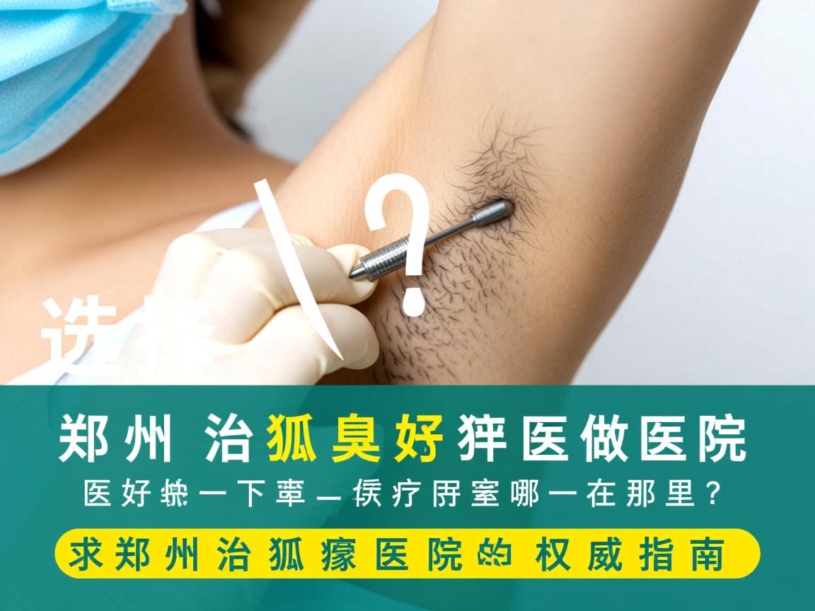 郑州治狐臭医院做好的在哪里？选择郑州治狐臭医院的权威指南