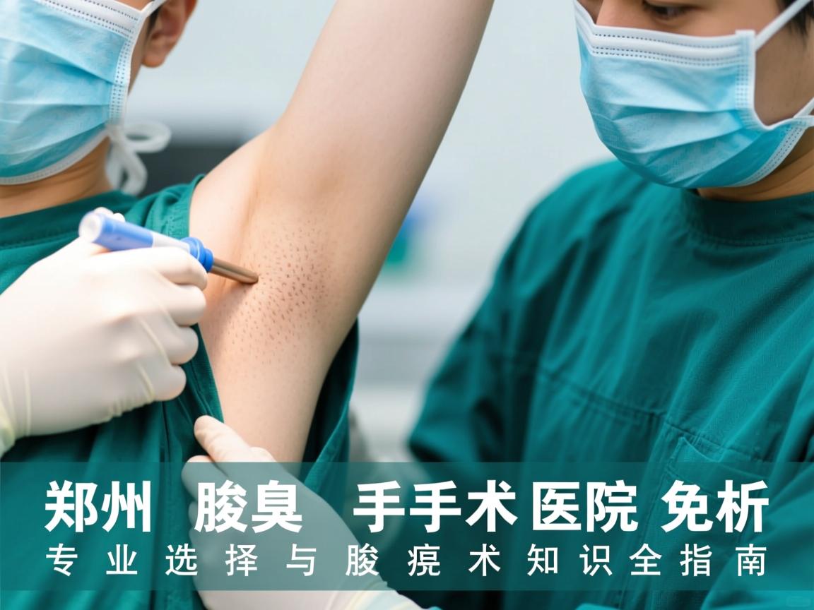 郑州腋臭手术医院解析，专业选择与腋臭手术知识全指南