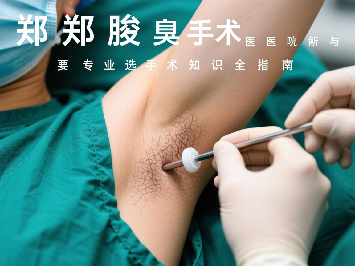 郑州腋臭手术医院解析，专业选择与腋臭手术知识全指南