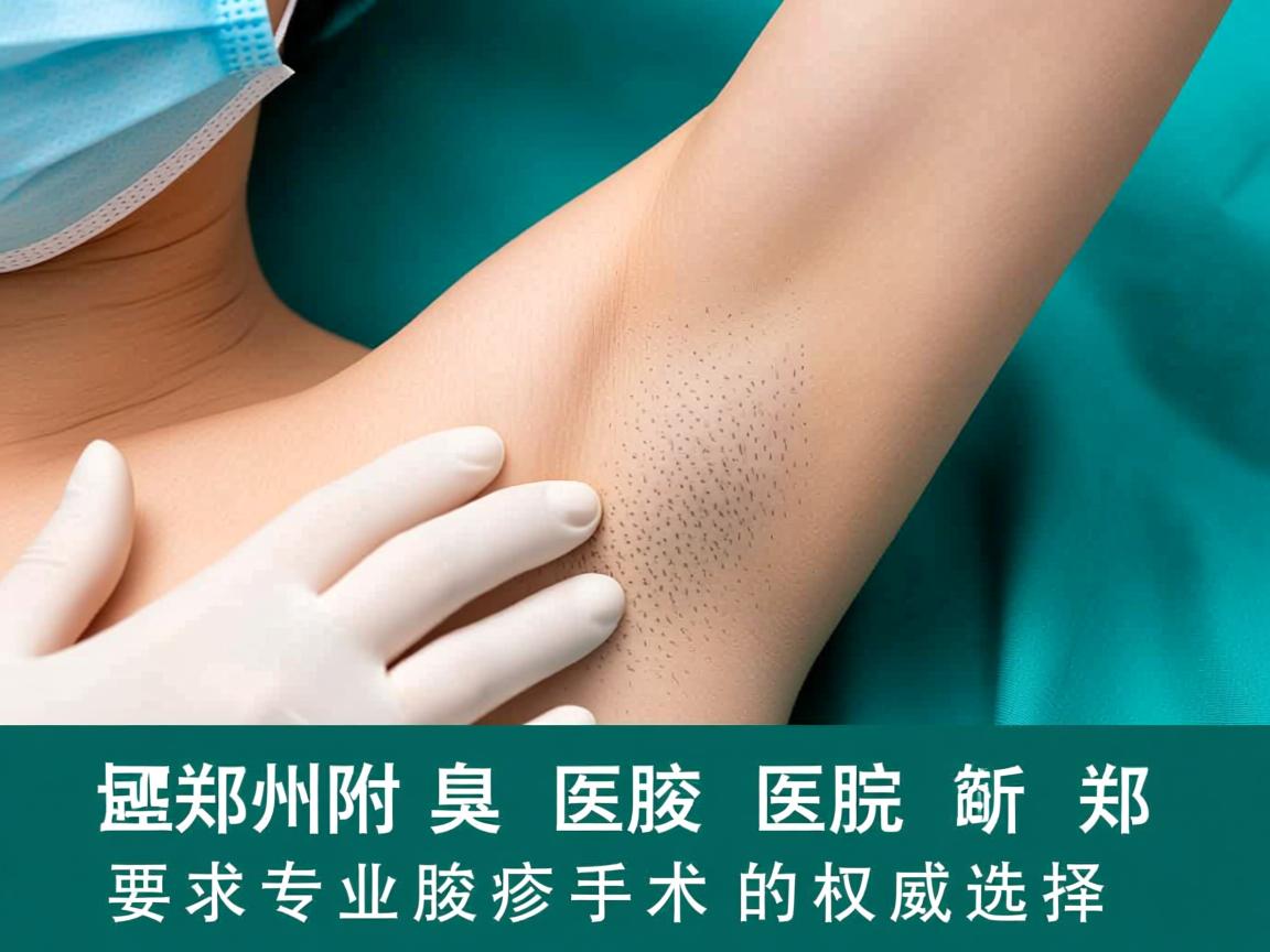 郑州附医腋臭医院解析，郑州专业腋臭手术的权威选择