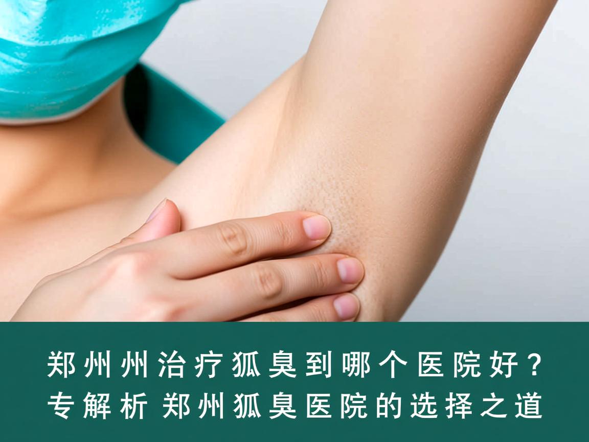 郑州治疗狐臭到哪个医院好？专业解析郑州狐臭医院的选择之道
