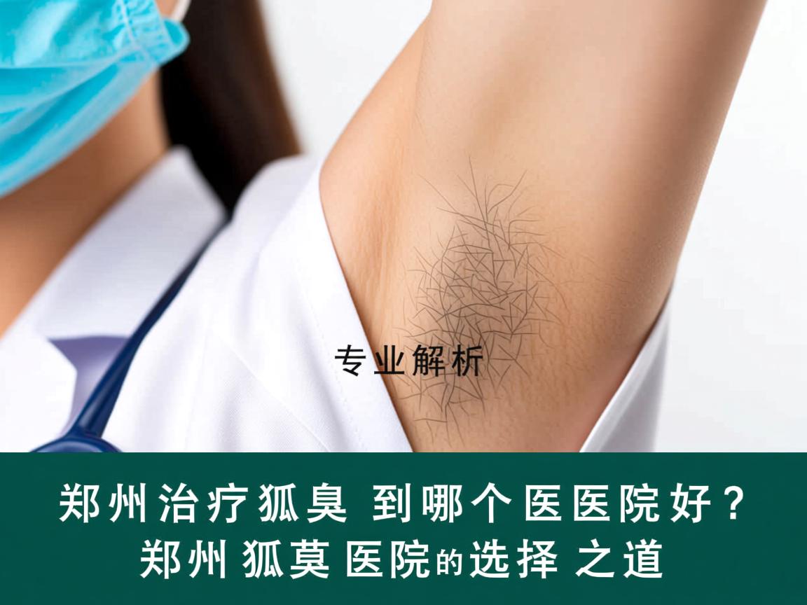 郑州治疗狐臭到哪个医院好？专业解析郑州狐臭医院的选择之道