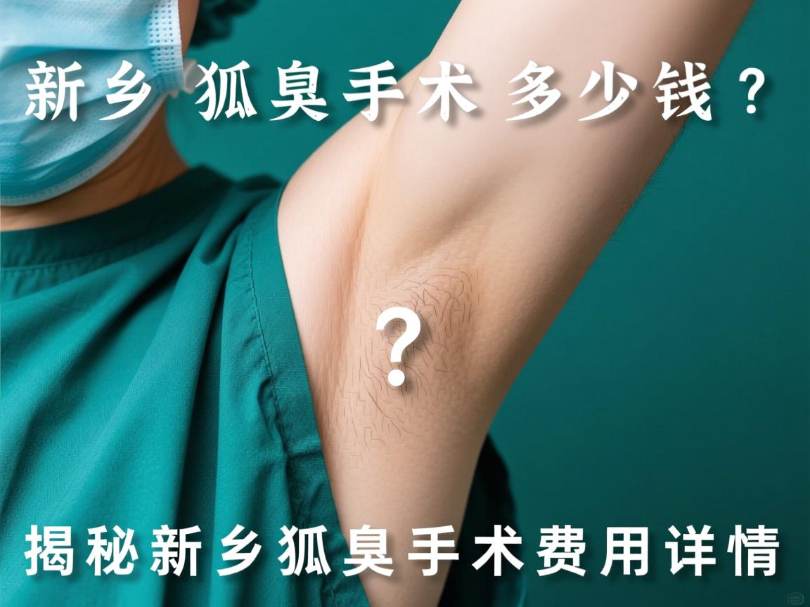 新乡狐臭手术多少钱？揭秘新乡狐臭手术费用详情