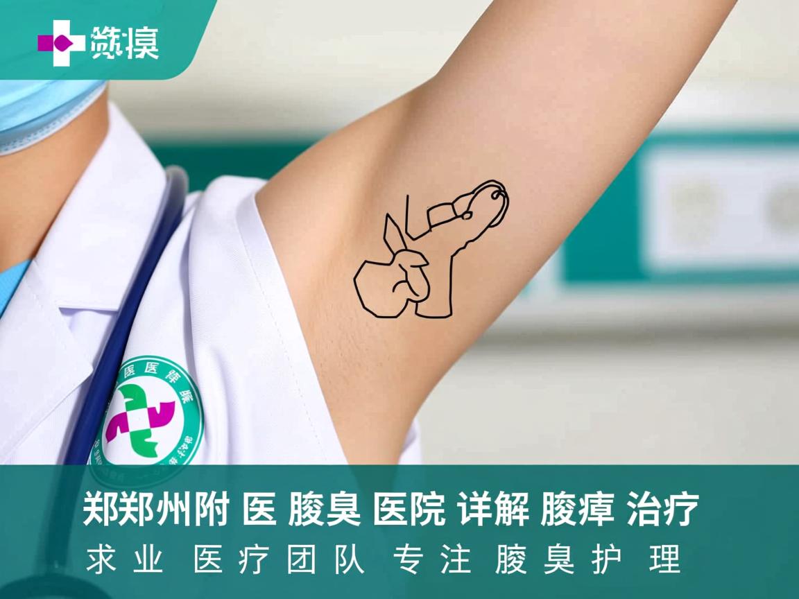 郑州附医腋臭医院详解腋臭治疗，专业医疗团队专注腋臭护理