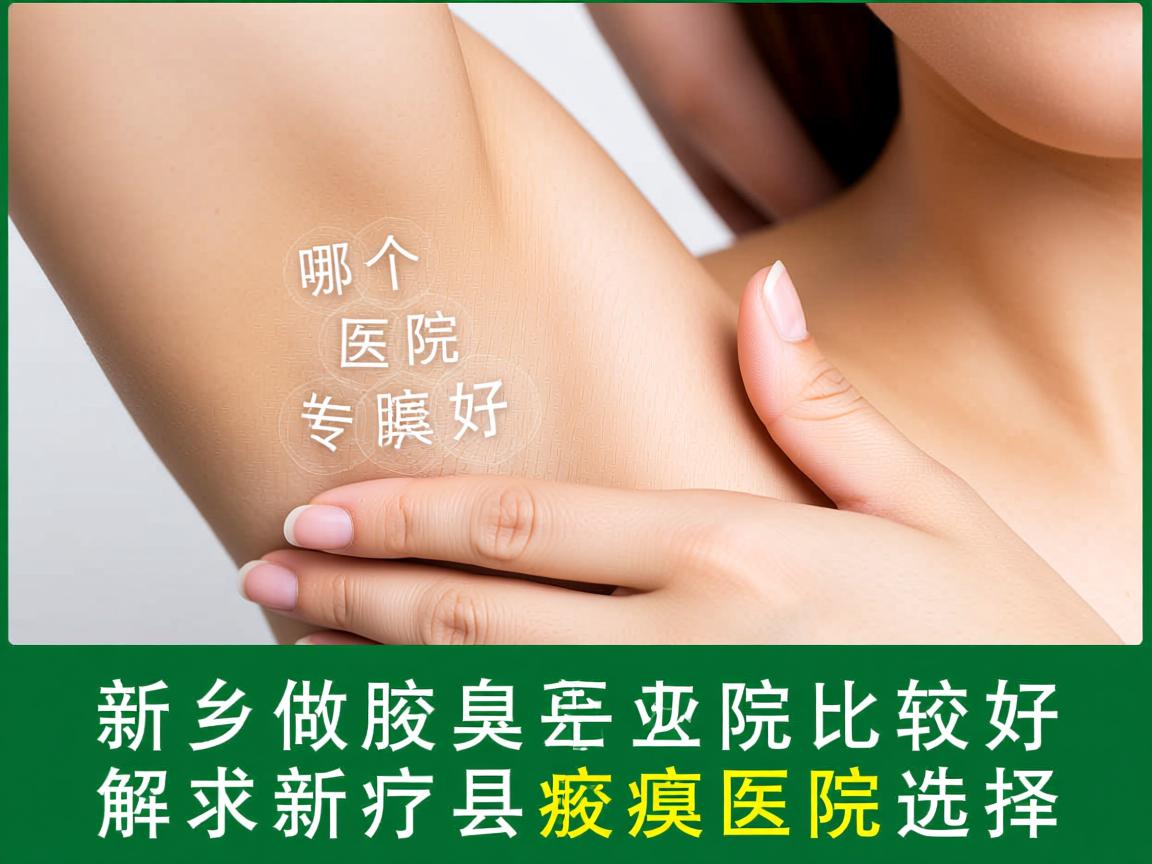 新乡做腋臭哪个医院做比较好？专业解析新乡腋臭医院选择