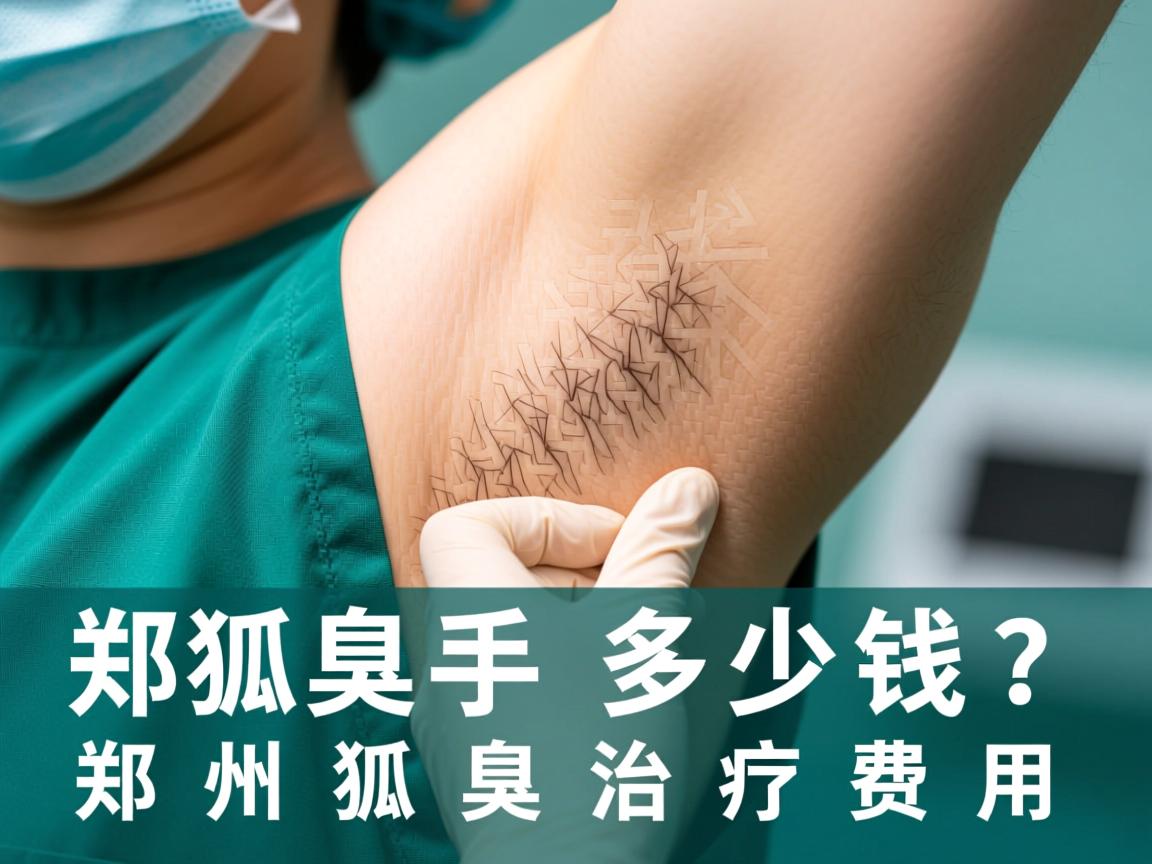 郑州狐臭手术多少钱？详解郑州狐臭治疗费用