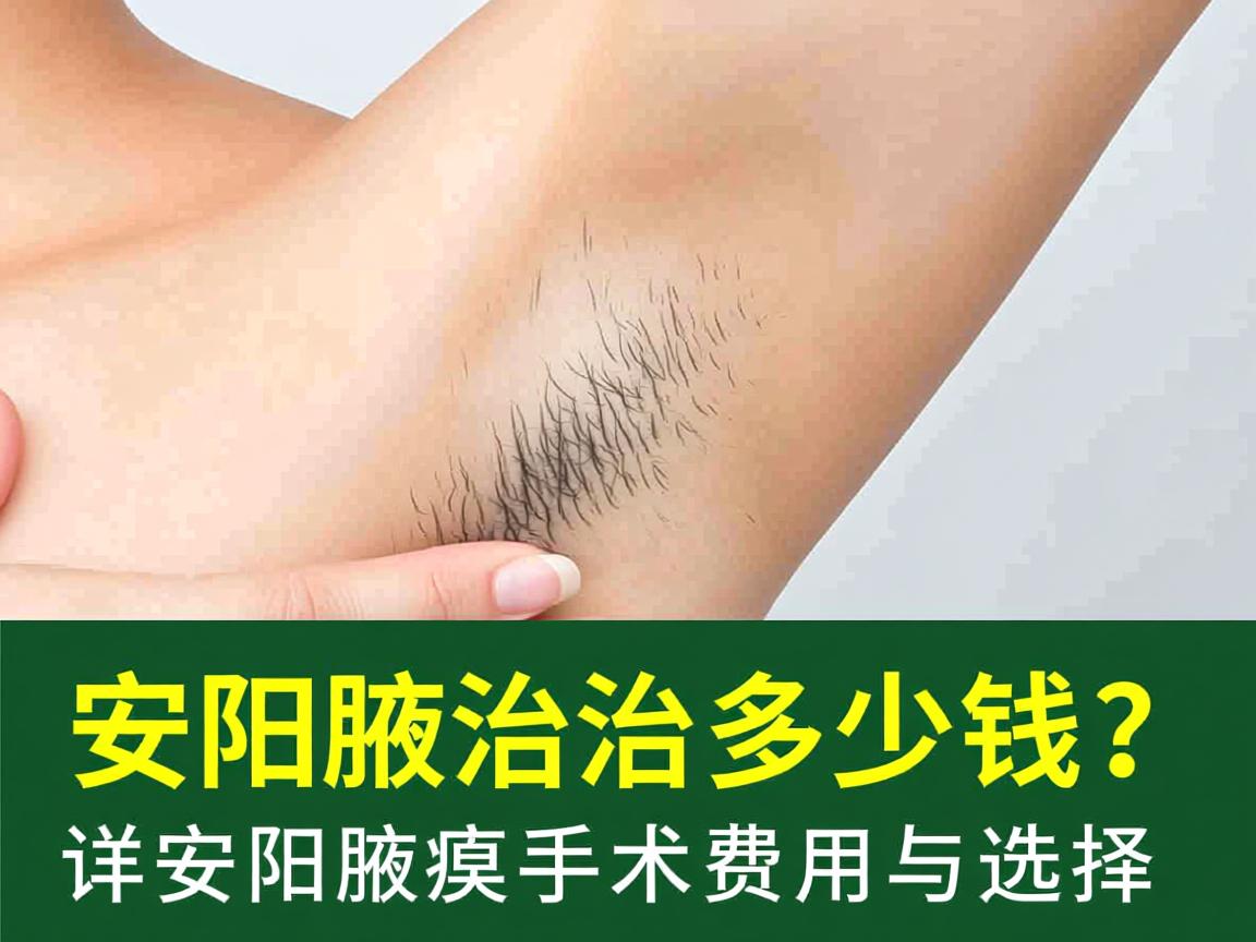 安阳腋臭治疗多少钱？详解安阳腋臭手术费用与选择