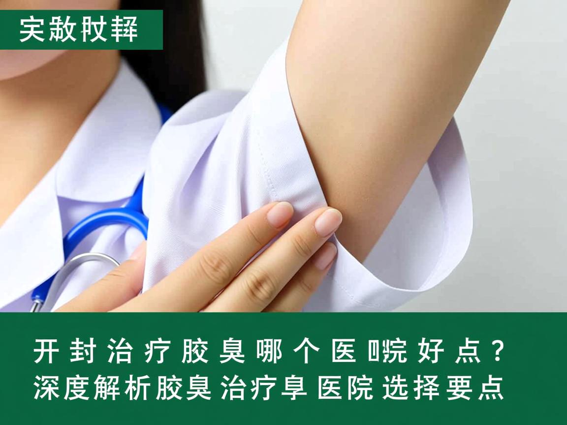 开封治疗腋臭哪个医院好点？深度解析腋臭治疗医院选择要点