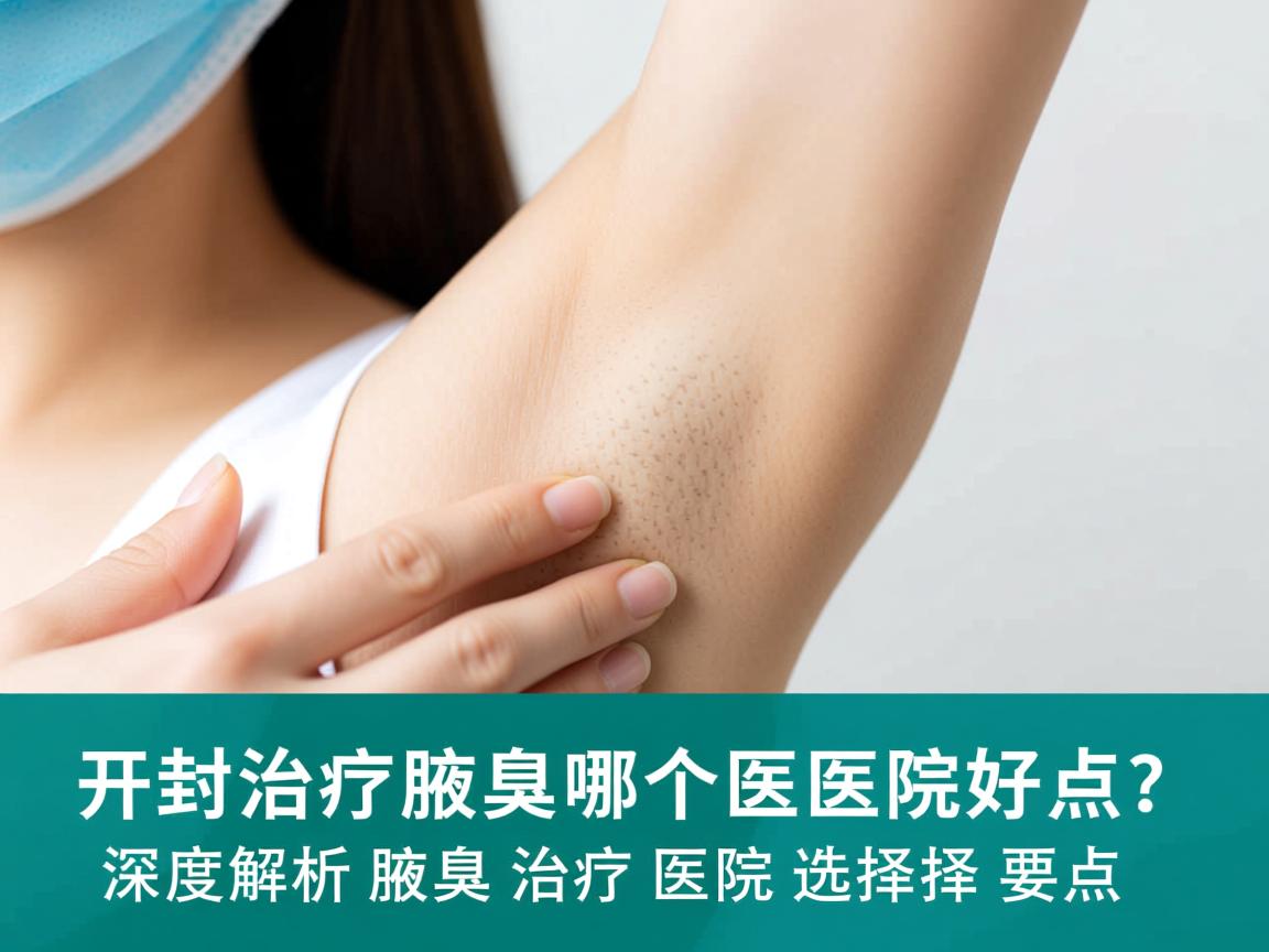 开封治疗腋臭哪个医院好点？深度解析腋臭治疗医院选择要点