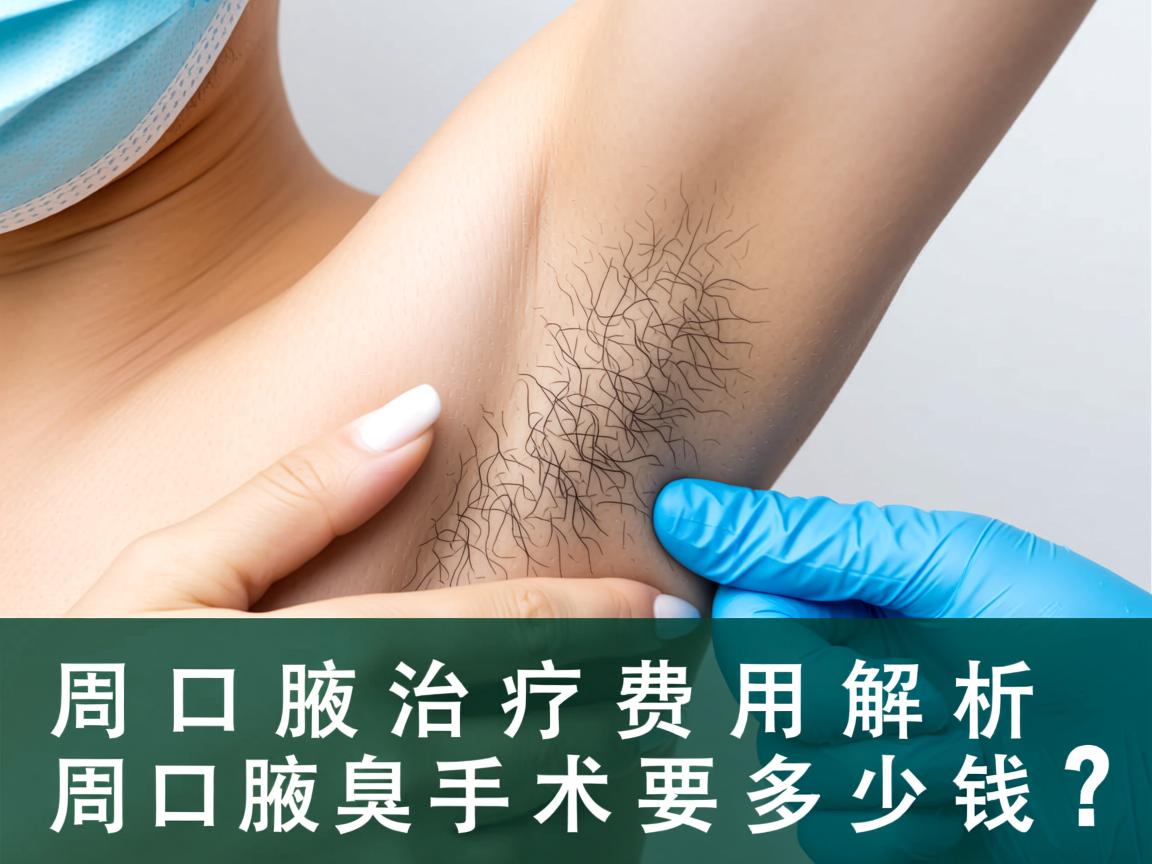 周口腋臭治疗费用解析，周口腋臭手术要多少钱？