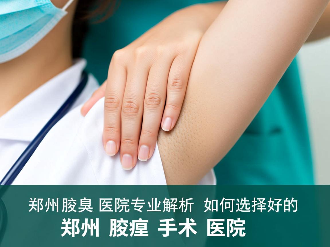 郑州腋臭医院专业解析，如何选择好的郑州腋臭手术医院